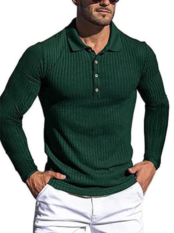 Knitted Casual Men Polo Shirt - Polo Shirt - LeStyleParfait