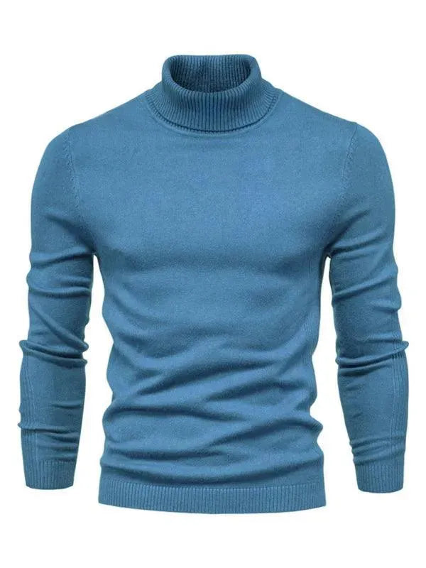 Knitwear Turtleneck Men Pullover Sweater - Pullover Sweater - LeStyleParfait