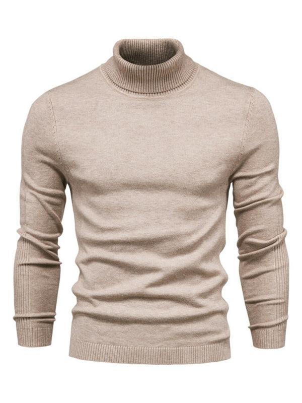 Knitwear Turtleneck Men Pullover Sweater - Pullover Sweater - LeStyleParfait