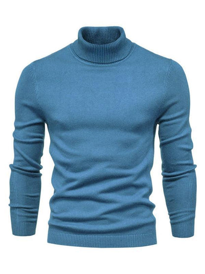 Knitwear Turtleneck Men Pullover Sweater - Pullover Sweater - LeStyleParfait