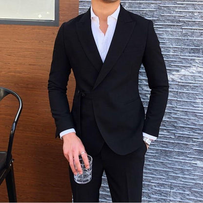 Korean Style Wedding Tuxedo Suit - Tuxedo Suit - LeStyleParfait