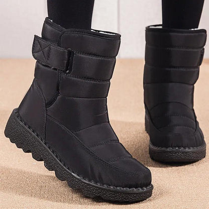 Ladies Slip-On Waterproof Winter Boots - Snow Boots - LeStyleParfait