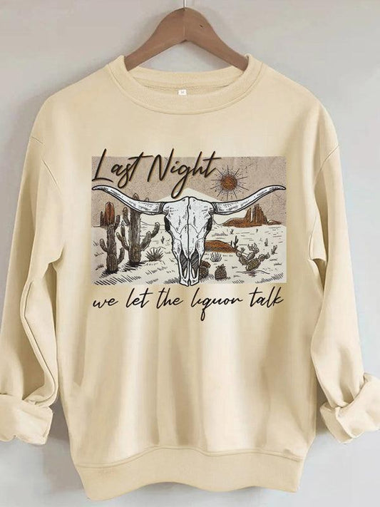 Last Night Women Sweatshirt - Women Sweatshirt - LeStyleParfait
