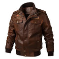 Leather Jacket, Men Winter Jacket, Motorcycle Jacket - Leather Jacket - LeStyleParfait