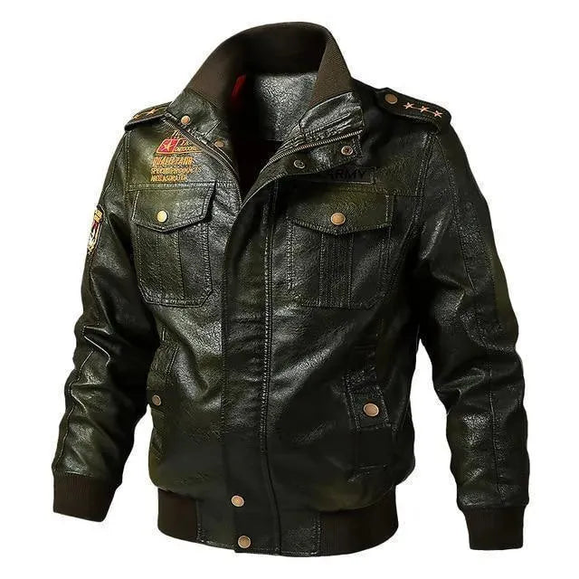 Leather Jacket, Men Winter Jacket, Motorcycle Jacket - Leather Jacket - LeStyleParfait