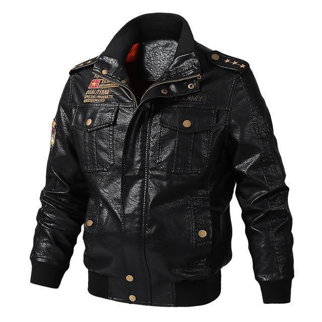 Leather Jacket, Men Winter Jacket, Motorcycle Jacket - Leather Jacket - LeStyleParfait