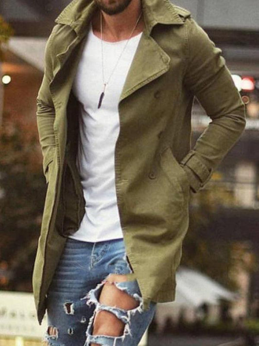 Length Slim Fit Men Winter Coat - Winter Coat - LeStyleParfait