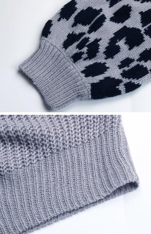 Leopard Knit Women Cardigan Sweater - Cardigan Sweater - LeStyleParfait