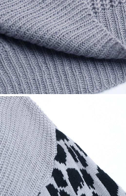 Leopard Knit Women Cardigan Sweater - Cardigan Sweater - LeStyleParfait