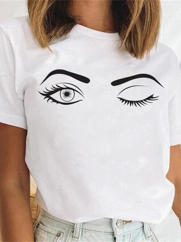 Lips Print Women T-Shirt - T-Shirts - LeStyleParfait