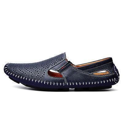 Loafers Genuine Leather Driving Flat Shoes - Loafer Shoes - LeStyleParfait
