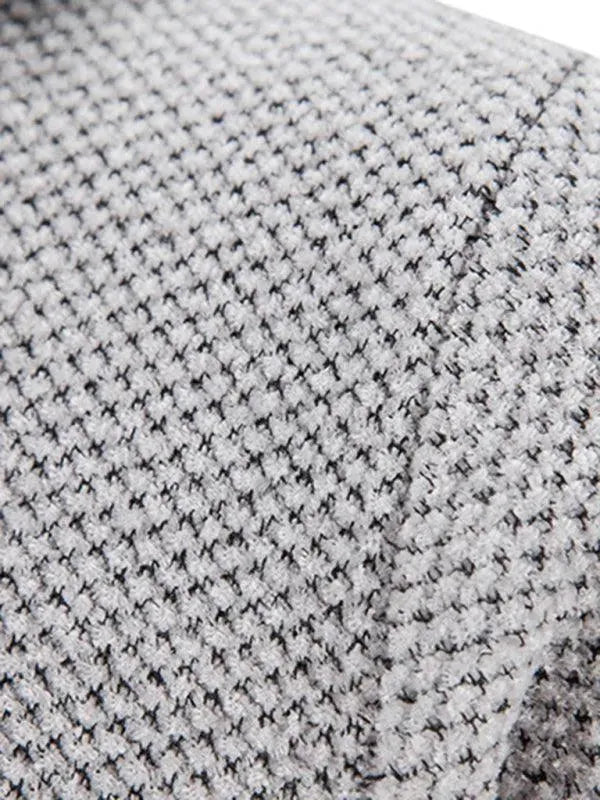 Long Hooded Zipper Men Cardigan Sweater - Cardigan Sweater - LeStyleParfait