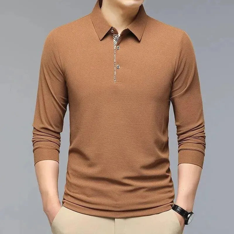 Long Sleeves Polo Shirt for Men - Polo Shirt - LeStyleParfait