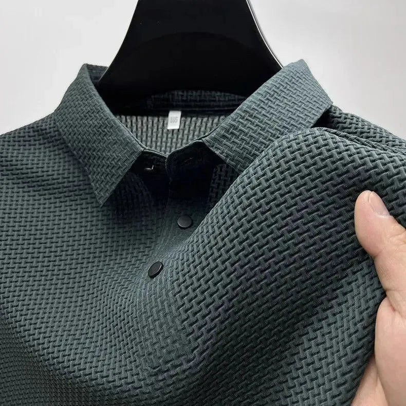 Loop-up Short-Sleeved Men Polo Shirt - Polo Shirt - LeStyleParfait
