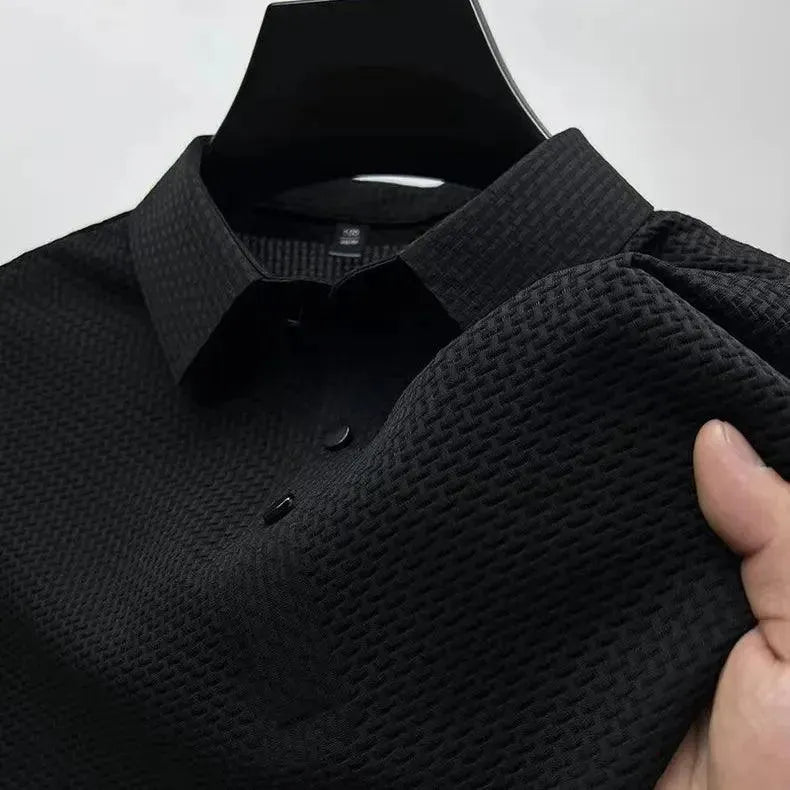 Loop-up Short-Sleeved Men Polo Shirt - Polo Shirt - LeStyleParfait