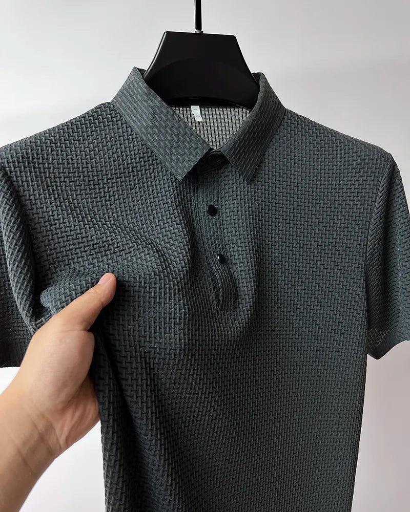 Loop-up Short-Sleeved Men Polo Shirt - Polo Shirt - LeStyleParfait