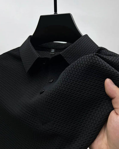 Loop-up Short-Sleeved Men Polo Shirt - Polo Shirt - LeStyleParfait