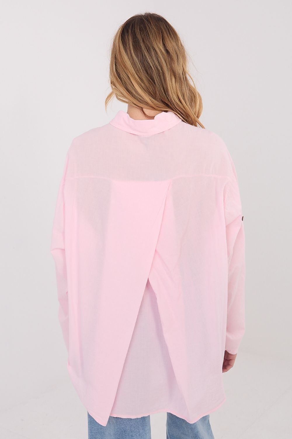Loose Cotton Button Pocket Shirt-Women's Shirts-LeStyleParfait