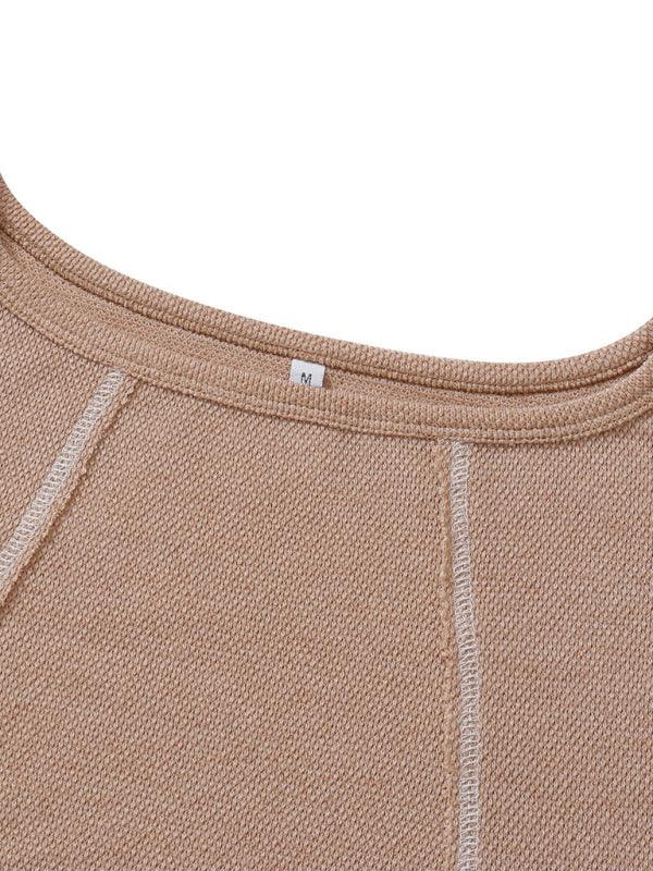 Loose Stitched Women Sweatshirt - Women Sweatshirt - LeStyleParfait