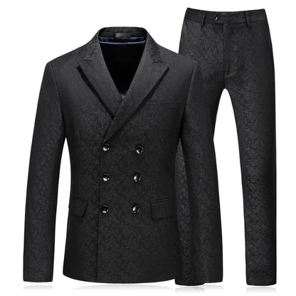 Luca Double-Breasted Tuxedo Suit - Tuxedo Suit - LeStyleParfait