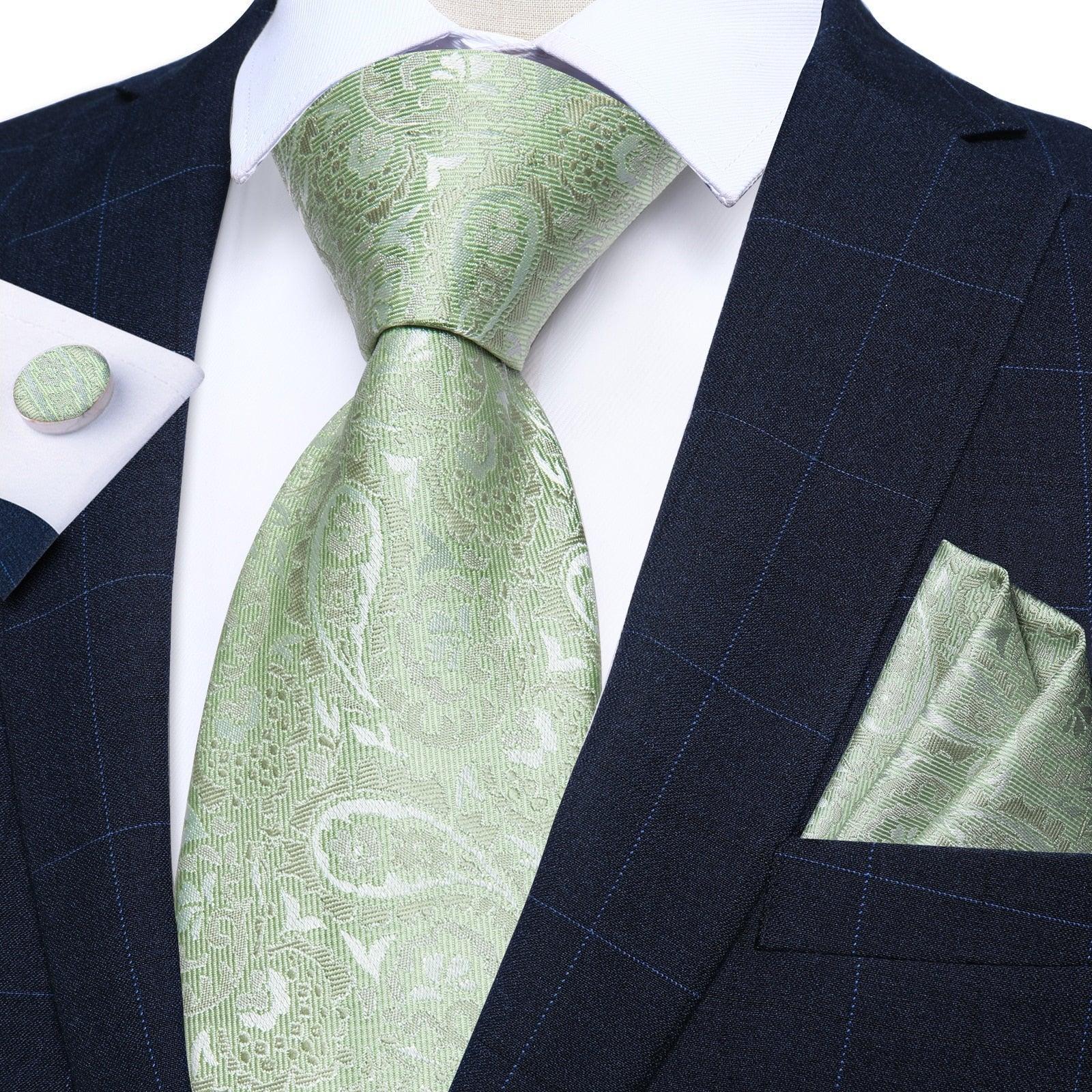 Luxury Paisley Necktie Set - Necktie - LeStyleParfait
