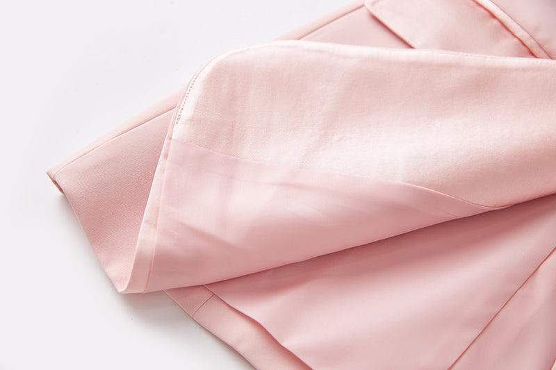 Luxury Pink Feather Pantsuit - Women Pant Suit - LeStyleParfait