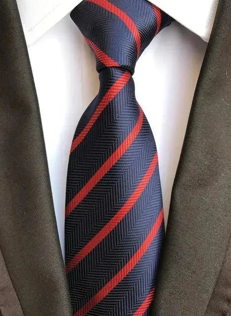 Luxury Silk Necktie, Striped, Plaid - Necktie | LeStyleParfait-Necktie