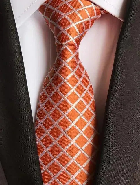Luxury Silk Necktie, Striped, Plaid - Necktie | LeStyleParfait-Necktie