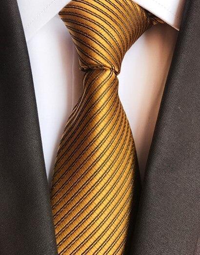 Luxury Silk Necktie, Striped, Plaid - Necktie - LeStyleParfait