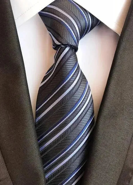 Luxury Silk Necktie, Striped, Plaid - Necktie | LeStyleParfait-Necktie