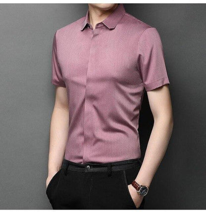 Lydon Short Sleeves Shirt For Men - Casual Shirt - LeStyleParfait