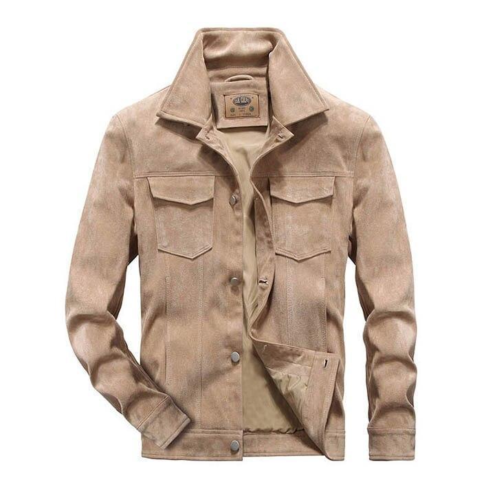 MacAnthony Suede Leather Jacket For Men - Leather Jacket - LeStyleParfait