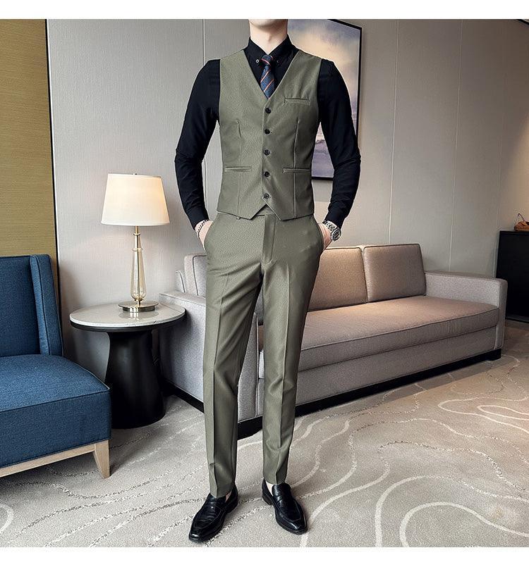 Marco Formal Business Three Piece Suit - Three Piece Suit - LeStyleParfait