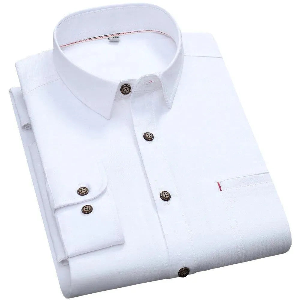 Mauricio Oxford Men Dress Shirt - Dress Shirt - LeStyleParfait