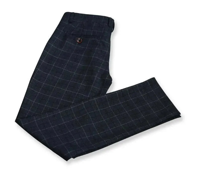 McCartney Three Piece Plaid Suit - Plaid Suit - LeStyleParfait