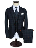McCartney Three Piece Plaid Suit - Plaid Suit - LeStyleParfait