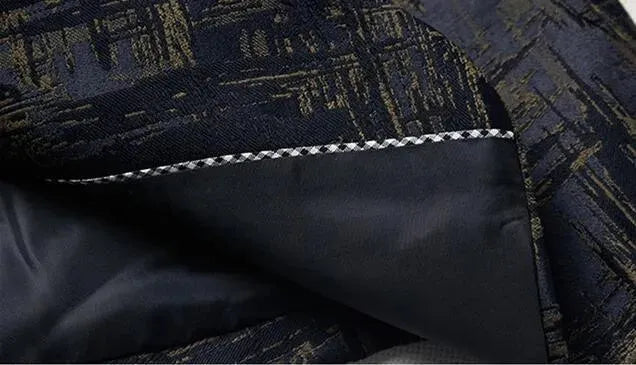 Men Blazer - Geometric Blazer - Men's Blazer - LeStyleParfait