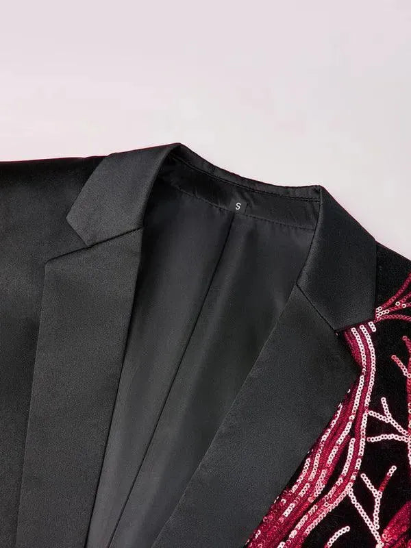 Men Blazer - The Mystique Tuxedo Blazer - Tuxedo Blazer - LeStyleParfait