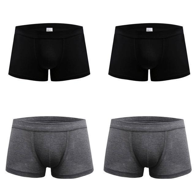Men Boxer Shorts - 4 Pcs/Set - Men's Boxers - LeStyleParfait