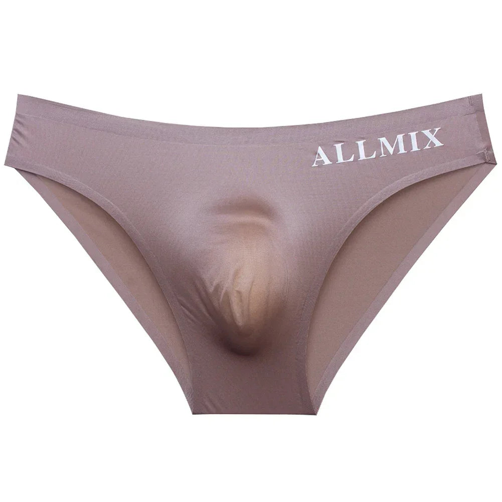 Men Briefs Sexy Soft U Convex Thong Bikini Low Waist Underwear Panties Swimwear Lingerie Classic Basics High Elastic Underpants