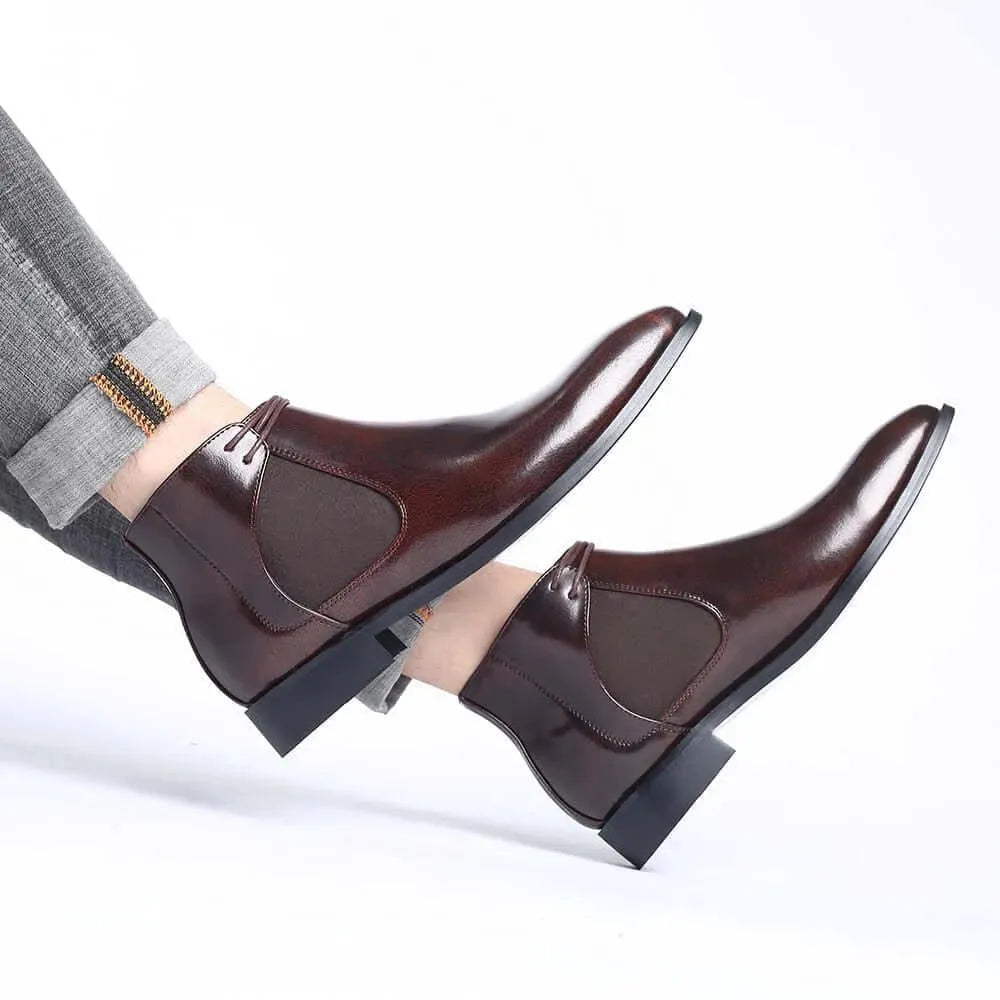 Men Dress Boots - Lorenzo Ankle Boots - Boots - LeStyleParfait