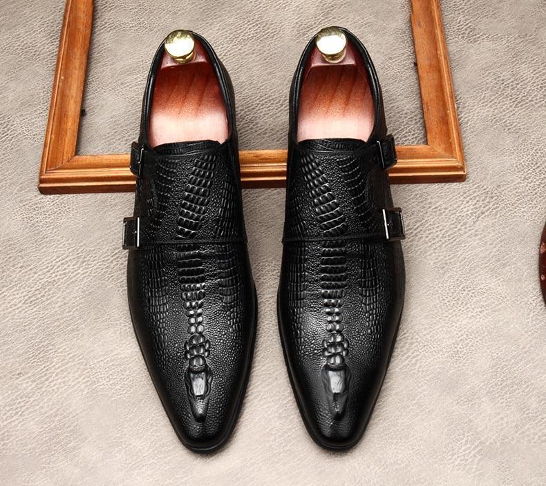 Men Dress Shoes - Antonio Double Monk Strap Shoes - Dress Shoes - LeStyleParfait