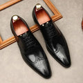 Men Dress Shoes - Edgardo Oxford Leather Shoes - Dress Shoes - LeStyleParfait