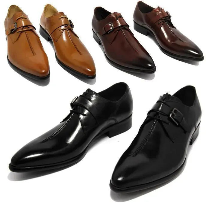 Men Dress Shoes - Pointed Business Shoes - Dress Shoes - LeStyleParfait