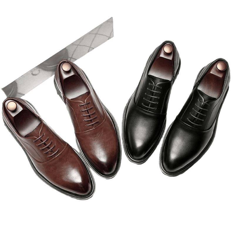 Men Dress Shoes - Ronald Leather Oxford Shoes - Dress Shoes - LeStyleParfait