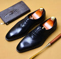 Men Dress Shoes - Salvatore Leather Oxford Shoes - Dress Shoes - LeStyleParfait