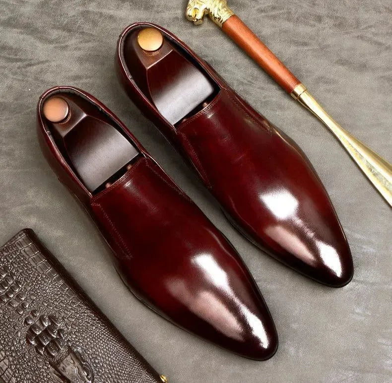 Men Dress Shoes - Valentino Italian Shoes - Dress Shoes - LeStyleParfait
