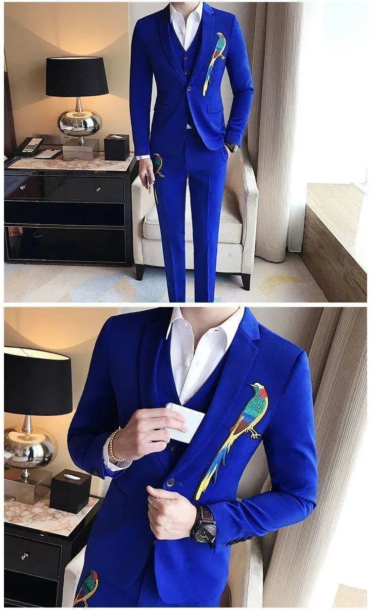 Amazon Parrot Three Piece Suit - Three Piece Suit - LeStyleParfait