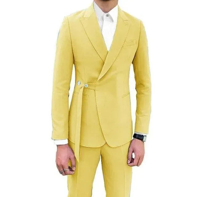 Korean Style Wedding Tuxedo Suit - Tuxedo Suit - LeStyleParfait