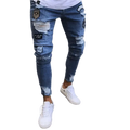 Men Jeans With Patches - Men's Jeans - LeStyleParfait